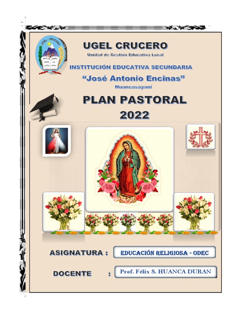 Plan Pastoral en Huancasayani 2022 | PDF | Sacramentos