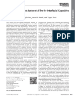 Flexible Transparent Iontronic Film For Interfacial Capacitive