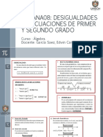 Semana08 Inecuaciones