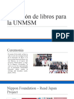 Donación de Libros para La UNMSM