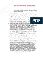 Beneficios en Caso de Indemnizacion y Rehabilitacion Del Trabajador