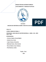 Análisis de Sentencia de Tentativa de Robo Agravado - Grupo 07