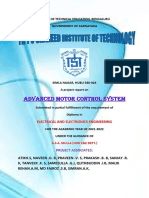 Advanced Motor Control System: Board of Technical Education, Bengaluru Government of Karnataka