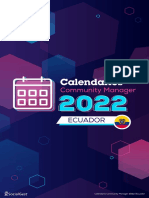 Ecuador 2022 - Calendario - Community - Manager - SocialGest