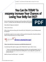 Lose Your Belly Fat - How To Melt Away ..1 of 3