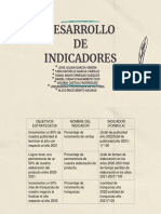 Desarrollo DE Indicadores