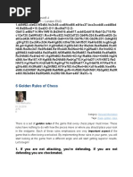 Chess Theories and Principles Explained | PDF