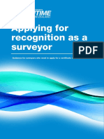 Applying Recognition As A Surveyor
