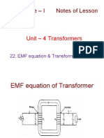 Emf Equation. Transformation Ratio