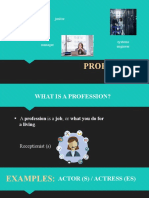 1 Presentation Professions Intermediate