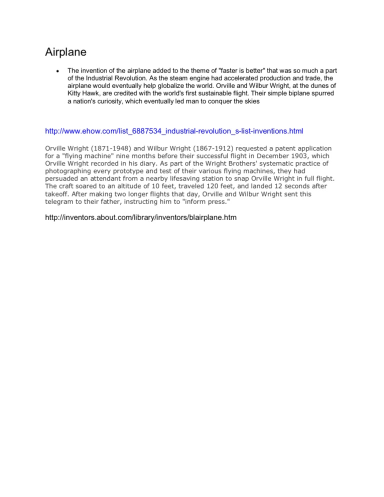 Airplane | PDF