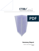 Summary Report: Model File: Jamia Usmania, Revision 0