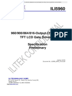 960/900/864/816-Output Channels TFT LCD Gate Driver S Pecification Preliminary