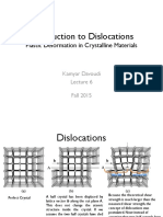Introduction To Dislocations: Plastic Deformation in Crystalline Materials
