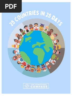 25 Countries in 25 Days Printable