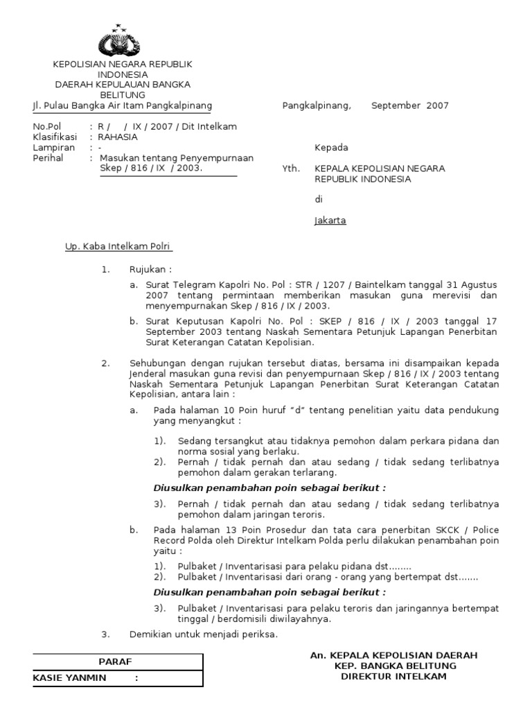 Surat Pengantar Biasa Wwwcabangjayaschid 23 September 2014 Nomor.