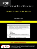 2 - Elements Compounds and Mixtures