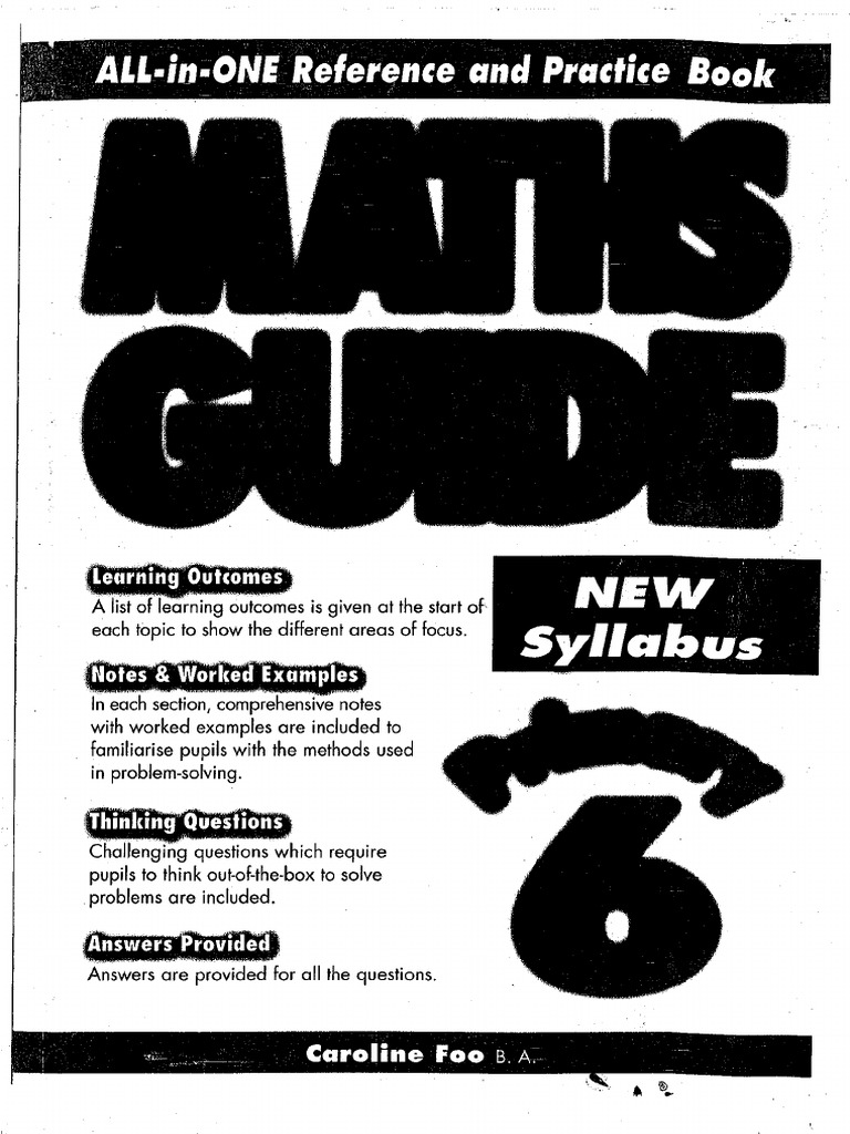 Bản Sao Của Maths Guide 6 | PDF