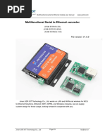 Multifunctional Serial To Ethernet Converter: (USR-TCP232-E2) (USR-TCP232-ED2) (USR-TCP232-410) File Version: V1.0.9