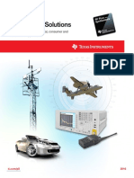 RF PLL and Synthesizer Solutions: Communications, Industrial, Consumer and Automotive Applications