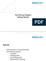Text Mining Analytics Getting Started