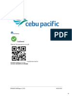 Cebu Pac Itinerary
