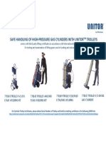 Safe Handling of High-Pressure Gas Cylinders With Unitor Trolleys