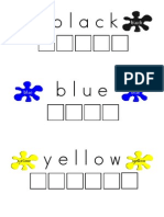 Color Word Tiles