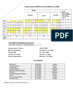 Academic Calendar - Autumn Semester - 2022-23 - Organized