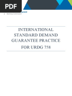 URDG 758 Scan | PDF | Guarantee | Civil Law (Legal System)