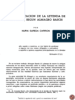 La Interpretación de La Leyenda de Tartessos, Según Almagro Basch