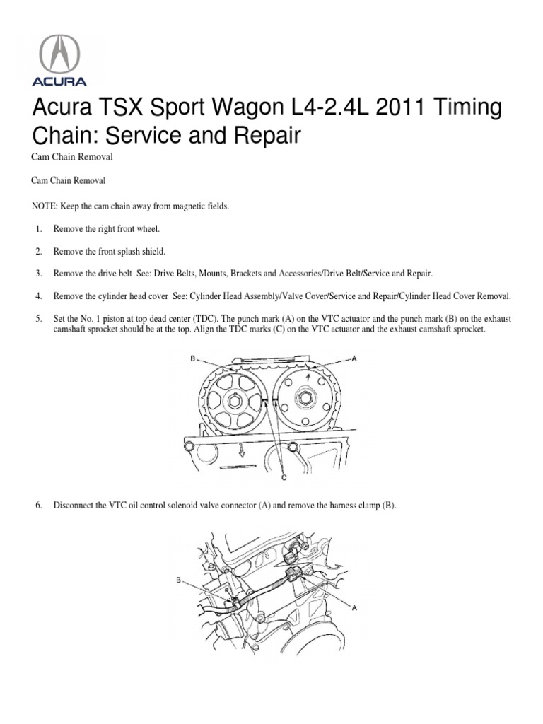2012 ACURA TSX SERVICE SCHEDULE PDF visual data 3