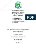 Assignment of Group Three Simad University