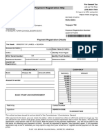 Payment Registration Slip