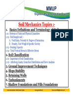 Soil Mechanics - Class Date 13-Mar-22