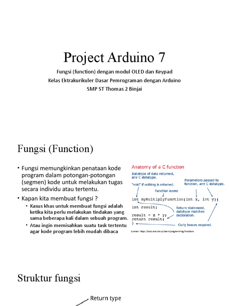 7-Project Arduino Fungsi | PDF