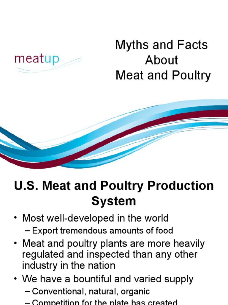 Myths and Facts Powerpoint | PDF | Meat | Beef