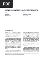 Data Handling and Parameter Estimation: Gürkan Sin Krist V. Gernaey Sebastiaan C.F. Meijer Juan A. Baeza