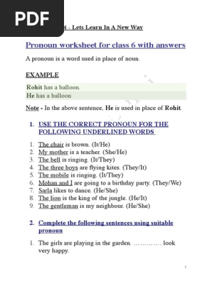 Pronoun-worksheet-for-class-6-with-answers