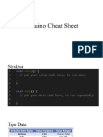 Arduino Cheat Sheet - 6 Agustus 2022
