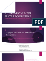 Automatic Number Plate Recognition 1