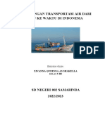 Perkembangan Transportasi Air Dari Waktu Ke Waktu Di Indonesia