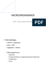 Aula de MICROORGANISMOS