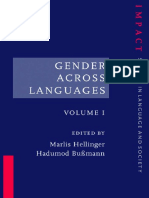 Gender Across Languages - Volume 1 Di Hellinger e Busmann