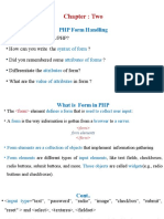 Chapter: Two: PHP Form Handling