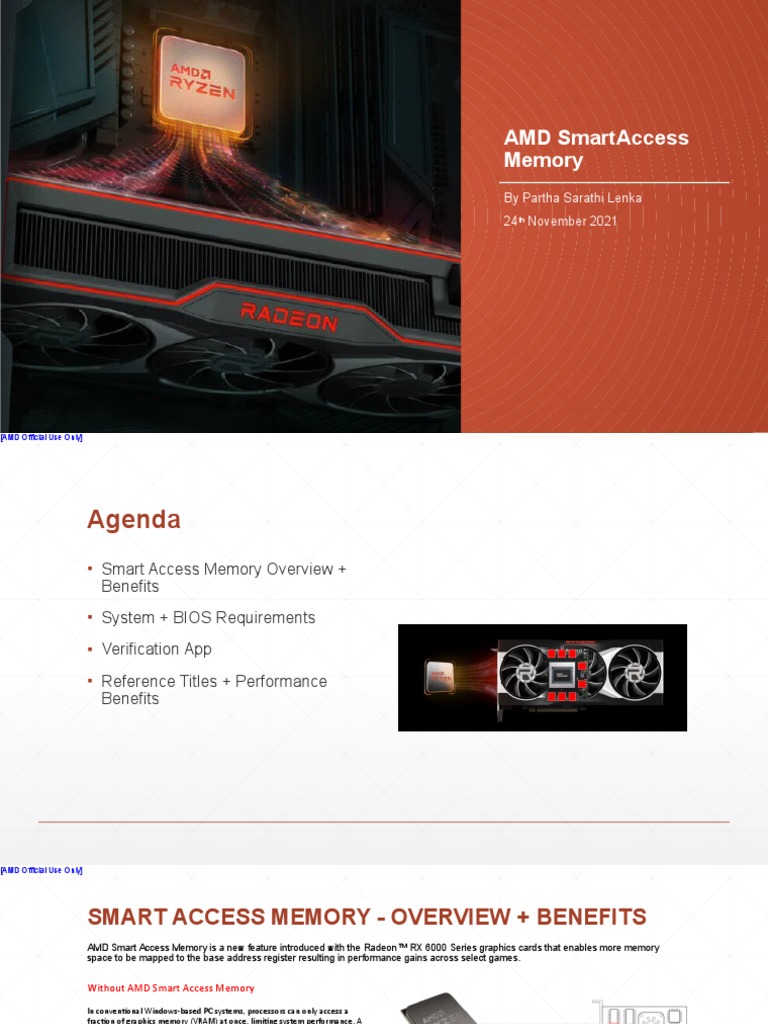 AMD SmartAccess Memory | PDF | Advanced Micro Devices | Graphics ...