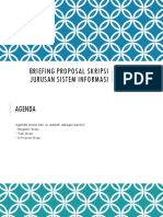 Materi Briefing Jurusan Information Systems Genap 2020 - 2021 Periode 2 - Bol
