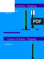 Causes of Kicks - Tripping: - Failure To Keep The Hole Full