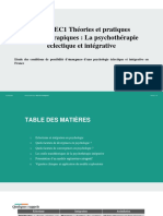 P3 Psychothérapie Éclectique Et Intégrative