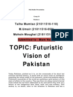 TOPIC: Futuristic Vision of Pakistan